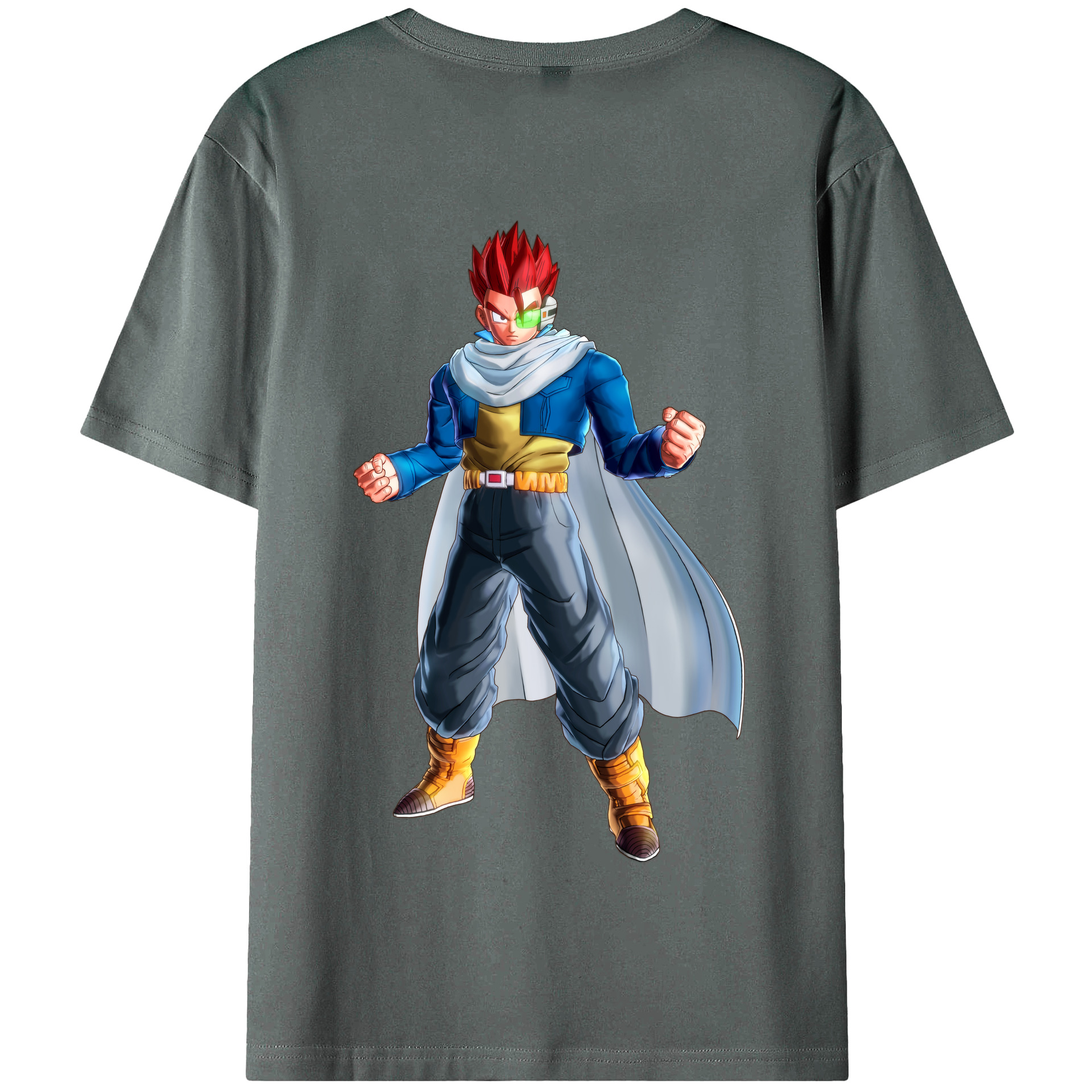 （画像用） ドラゴンボール 孫 悟飯（そんごはん）DRAGON BALL Son Gohan 綿100％半袖Tシャツ（背面プリント）